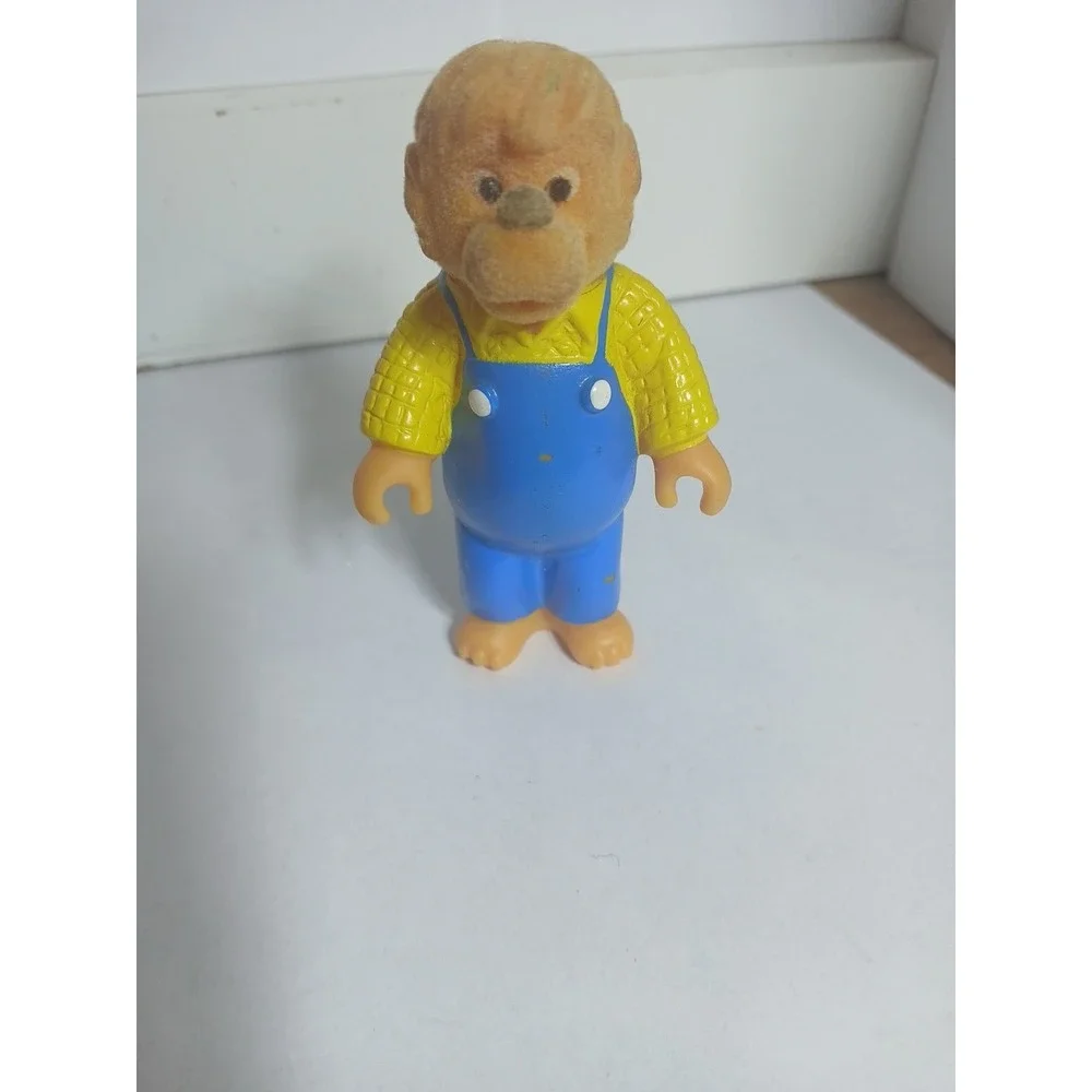 Vintage Bernstein Bears Papa Bear Action Figure 1986-3.5